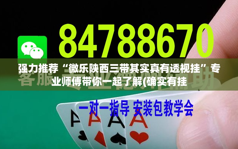 强力推荐“微乐陕西三带其实真有透视挂”专业师傅带你一起了解(确实有挂