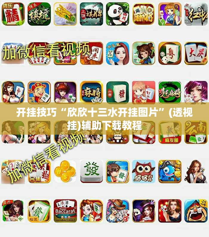 开挂技巧“欣欣十三水开挂图片”(透视挂)辅助下载教程